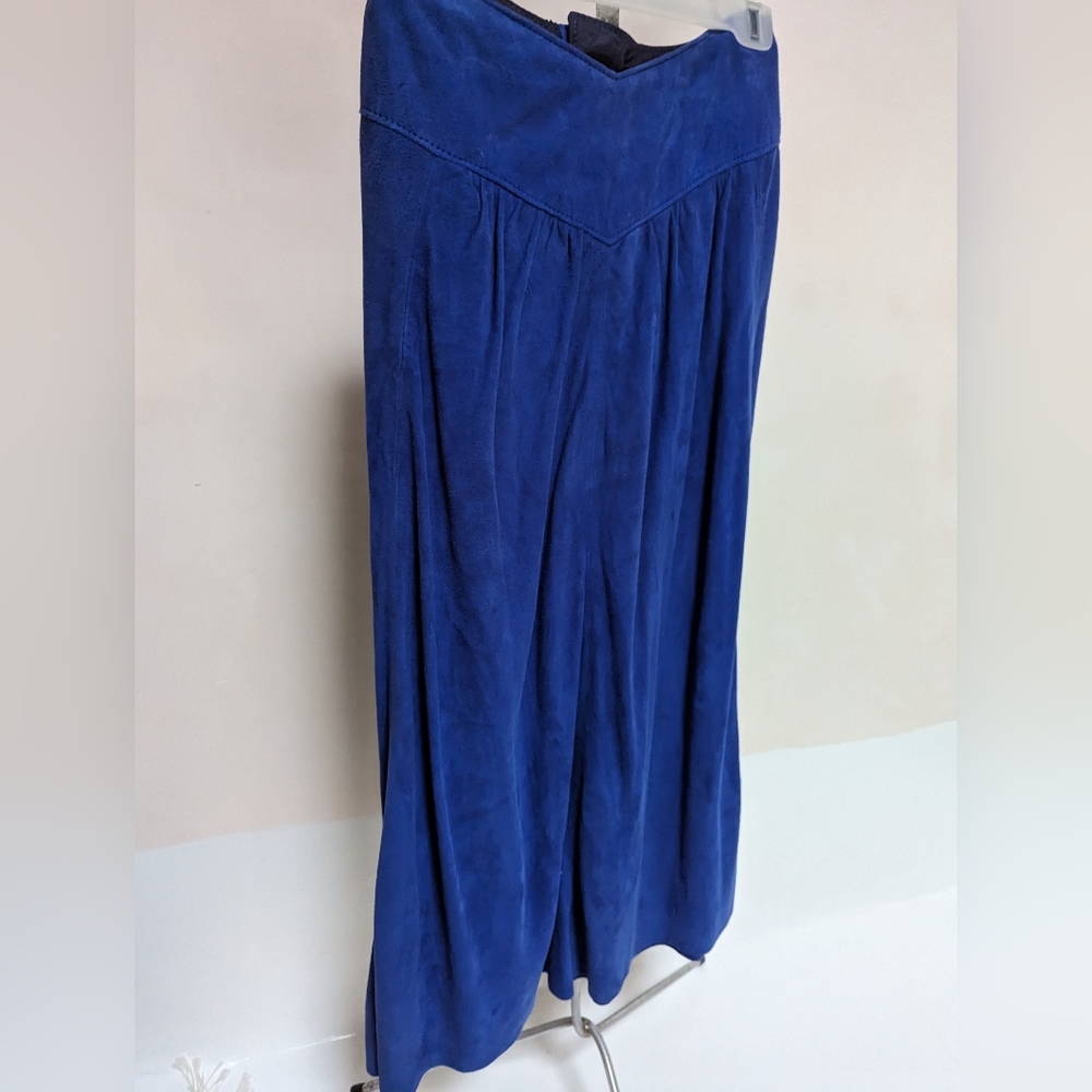 Periwinkle Suede Skirt